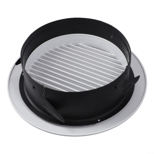 Adjustable Round ABS Wall Vent Cover for Exhaust and Air Circulation,Ideal for Ceiling,Efficient Air Volume Control