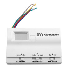 Cooling & Heating Wall-Mount Thermostat Rv Thermostat Air Conditioning Thermostat 8330D3351 for RV White