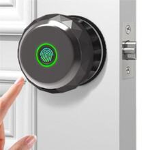 Wireless Fingerprint Deadbolt Security Tuya Door Lock Door Knob with App Control for Home Digital Unlock