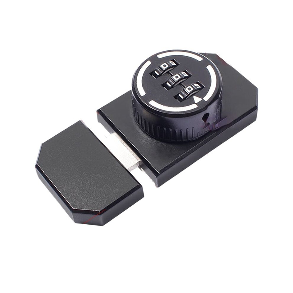 Password Lock Black Silver Bolt Metal Door Anti-Theft Safety Combination Digit Padlock Outdoor Gate Hardware Black 4711451416642
