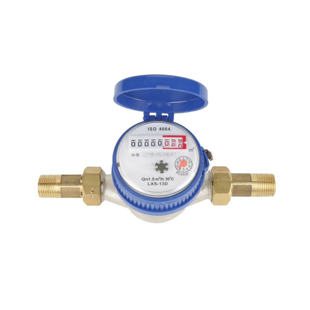 15Mm 1/2 Inch Cold Water Meter With Fittings 15Mm Cold Water Meter Home Water Meter Cold Water Meter 4712022129824