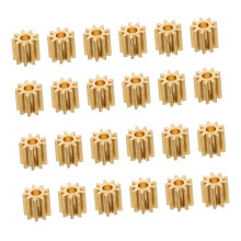 20pcs Precision Copper Pinion Gears WearResistant Small Gear Set for Models Robotics Toys