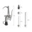 Scuba Diving Air Nozzle Diving Nozzle Equipment Cleaning Push Tip Quick Cleaning Gear Tools 3