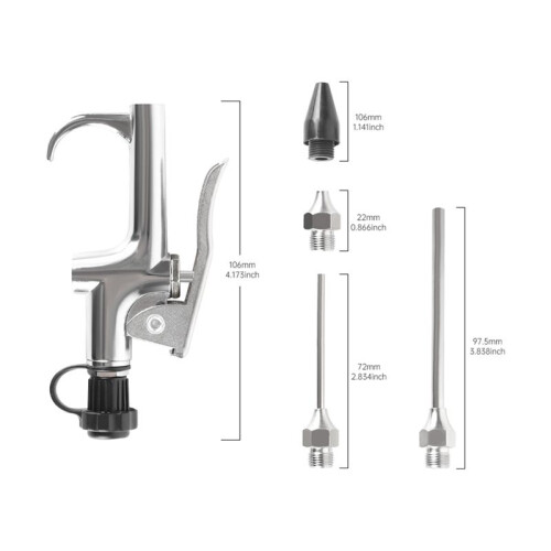 Scuba Diving Air Nozzle Diving Nozzle Equipment Cleaning Push Tip Quick Cleaning Gear Tools 2