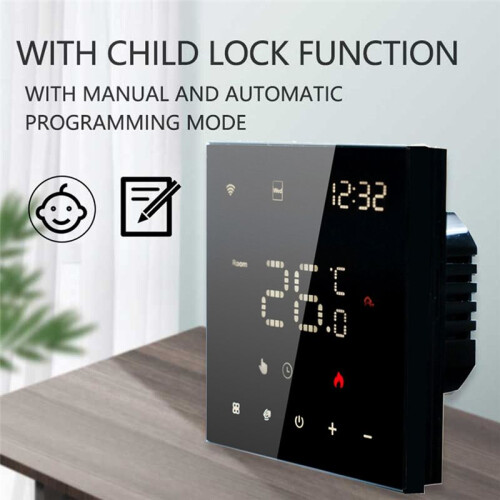 WiFi  Thermostat Tuya Water Boiler Electric Heating Programmable Temperature Controller Work with Alexa  Home 2