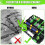 Multipurpose Tools Organizer Box with 34 Compartments Hardware Storage Container for Nuts Small Parts Screw Fasteners 3