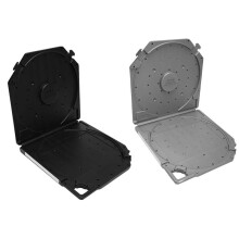 Empty Take Reels Storage Box Full Protection Open Reel Recording Tape Box Case Portable for 10 Inch Sound Tapes Black