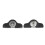 2PCS Universal Stainless Steel LED Work Light Bar Mounting Brackets 2