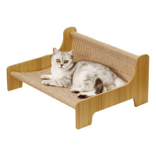 Cat Scratching Lounge with Durable Sisal Surface for Indoor Outdoor Use and Furniture Protection