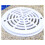 Pool Drain Cover Replacement 8in Rounded Efficient Drainage Ergonomic Pool Main Drain Replacement for Inground Pool 7