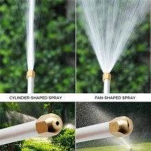 Universal Garden Hose Pressure Washer Attachment, High Pressure Hose Nozzle for Garden Hose, Jet Nozzle 2-In-1,Black