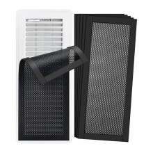 Paquet 6 Couvercles D'Aération pour Grille D'Aération Maison, Écran Ventilation Magnétique 4x10 Pouces, en Maille pour Grille D'Aération