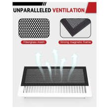 6 Pack Vent Covers for Home Floor Vent Covers 4x10 Inch Magnetic Vent Screen Mesh Floor for Home Ceiling Wall Air Vent