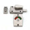 Indicating Lock, Indicator Partition Indicator Lock with Occupancy Indicator,Toilet Stall Door  Lock 6