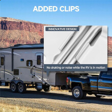RV Door Holder, Upgrade Snap Noiseless Trailer Door , Metal Van Door Holder Catch, T-Style Door Holder, 6 Inch