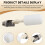 Float Valve 1/2 Inch,Brass Valve with Plastic Water Float  Valve with Adjustable Arm Automatic Fill for Water Trough 3