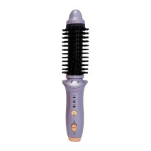 Cordless Curling Iron USB Rechargeable Brush with Fast Heating Ceramic Barrel for Travel Styling