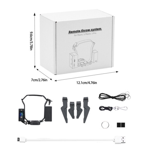 Drone Delivery System with Quick Release and Enhanced Landing Gear for Air Drop and Protection 2