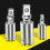 3Pcs Impact Swivel Universal Joint Socket Set 1/4", 3/8", 1/2" 3