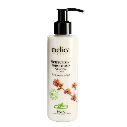 MELICA ORGANIC NATÜRLICHE Körperlotion mit Kaffee