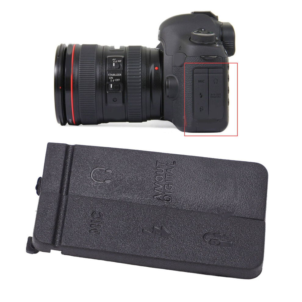 Durable Rubber Bottom Cover For Canon 5D3 Camera Usb Interface Protect Easy Fit 9401390213932