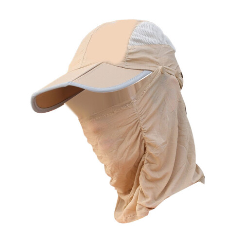 Foldable Fishing Sun Hat Quick Dry Khaki 2