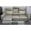 Prada 3 + 2 Leather Grey/Black Electric Recliners 6