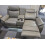 Prada 3 + 2 Leather Grey/Black Electric Recliners 10