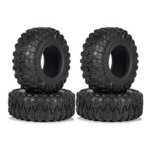 RC Crawler Tires 2.2 Inch for TRX4 SCX10 Wraith Capra, Durable Rubber with AntiSkid Tread