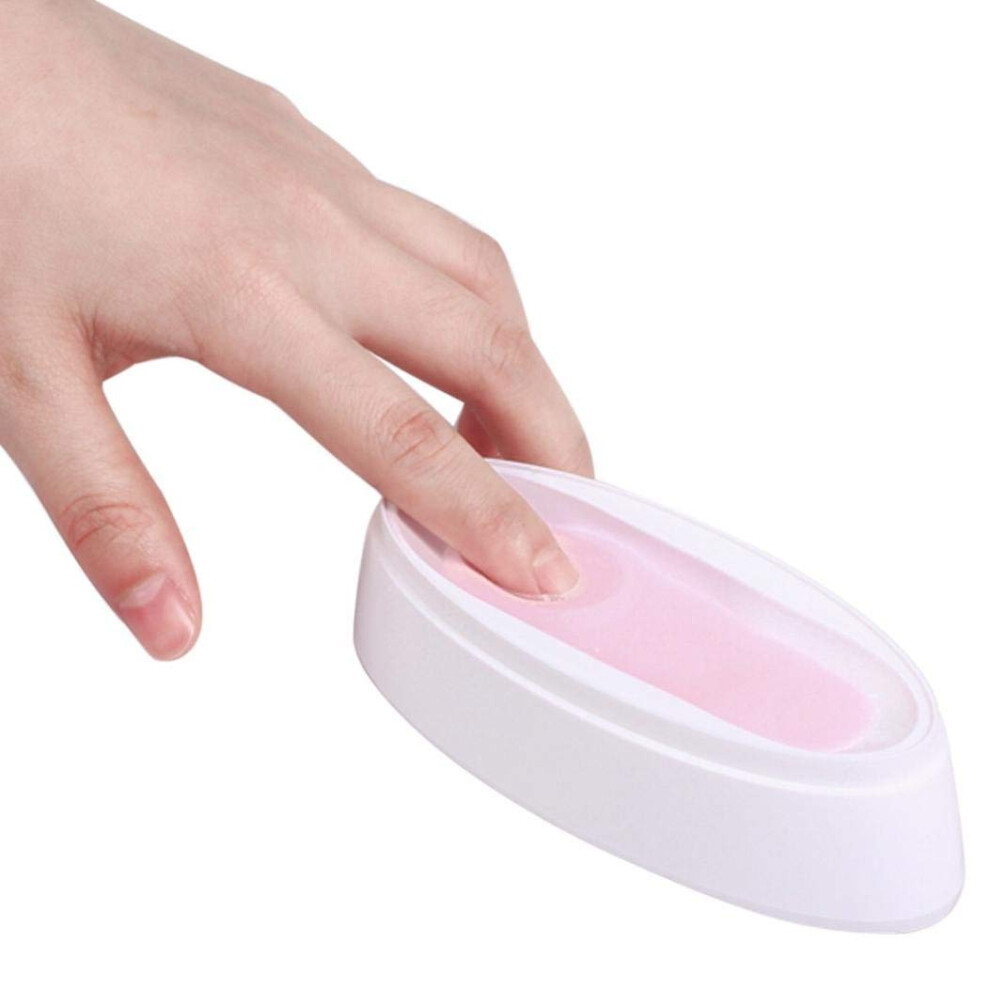 White French Nail Dipping Tray With Precise Smile Line Guide, Dual Depth Mold And Nonslip Base