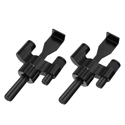 Bärbart Dörrlås Heavy-Duty Hemsäkerhet Dörrlås Reselås för Extra Säkerhet och Integritet 2-Pack