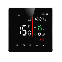 Termostato Incorporato Senza Wi-Fi, Riscaldatore Elettrico, Controllo Touchscreen con Temporizzazione Intelligente, Termostato Programmabile per Casa