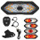 Fahrradlampe Blinker + Rotlicht, USB mit Fernbedienung 5
