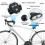 Fahrradlampe Blinker + Rotlicht, USB mit Fernbedienung 11