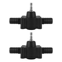 2X Pompa per Trapano Elettrica Portatile Pompe di Trasferimento Autoadescanti Pompe per Acqua Un Fluido D'Olio Utensili