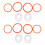 4 Set Replacement Silicone Sealing Ring O Ring for Smok TFV8 Cloud Beast 1
