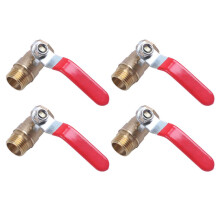 4X Male to Female M/F Thread 1/2 inch Full Port Brass Water Valve