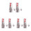 6-Pack 2000Lbs Capacity Heavy Duty Adjustable  U Bolt Self-Lock Toggle Clamp 1