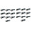 20Pcs DS1990A-F5 TM Card IButton Tag with Wall-Mounted Black 1