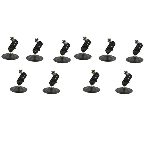Camera Wall Mount Bracket,Monitor Holder,Black Speaker Brackets,Indoor Outdoor Ceiling Wall Mounts Projector Stand 10PCS