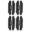 4Pcs 6 Inch Concealed Door Hinges Invisible Hinges Concealed Hinges 180 Degree Swing Hinge 3 Way Adjustable Butt Hinge A 1