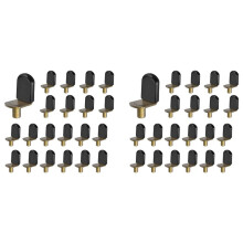 Bronze Regal Stifte, Glas Stützen Möbel Schrank Schrank Bücher Regal Regal Halter Stil Heringe 60 Packungen