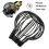 24PCS Gutter Guard Downspouts Filter Strainer Preventing Leaf Debris Branches Roof Moss From Clogging the Pipes 6