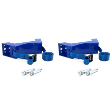 2X Cylinder Mounted Bracket Gas Cylinder Bracket Durable ABS Gas Cylinder Holder for Motorhome RV Caravan,