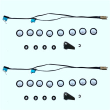 2X pour  Modèle S Kit de Réparation de Mise à Niveau de Poignée de Porte Harnais de Micro-Interrupteur 1016009-00-C Palette de Poignée avec Clips