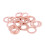 80Pcs 12mm x 18mm x 1.5mm Copper Flat Washer Ring Sealing Fitting 6