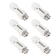 Toilettensitz Scharniere Schrauben WC Lochbefestigung Einfache Installation 12 Pack