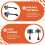 1Pair Front+Rear Door Hinge Stop Check Strap Limitery 9181N2 9181N3 for  408 2010-2013  Rod Strap 5