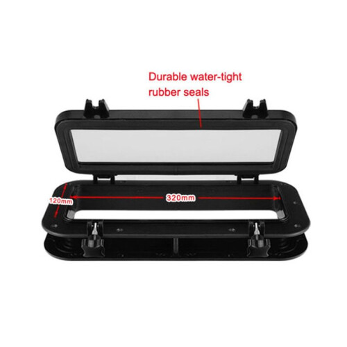 Marine Yacht Boat Portholes RV Skylights Decorative Windows Watertight Windows Rectangular Boat Windows 2
