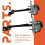 1Pair Front+Rear Door Hinge Stop Check Strap Limitery 9181N2 9181N3 for  408 2010-2013  Rod Strap 2